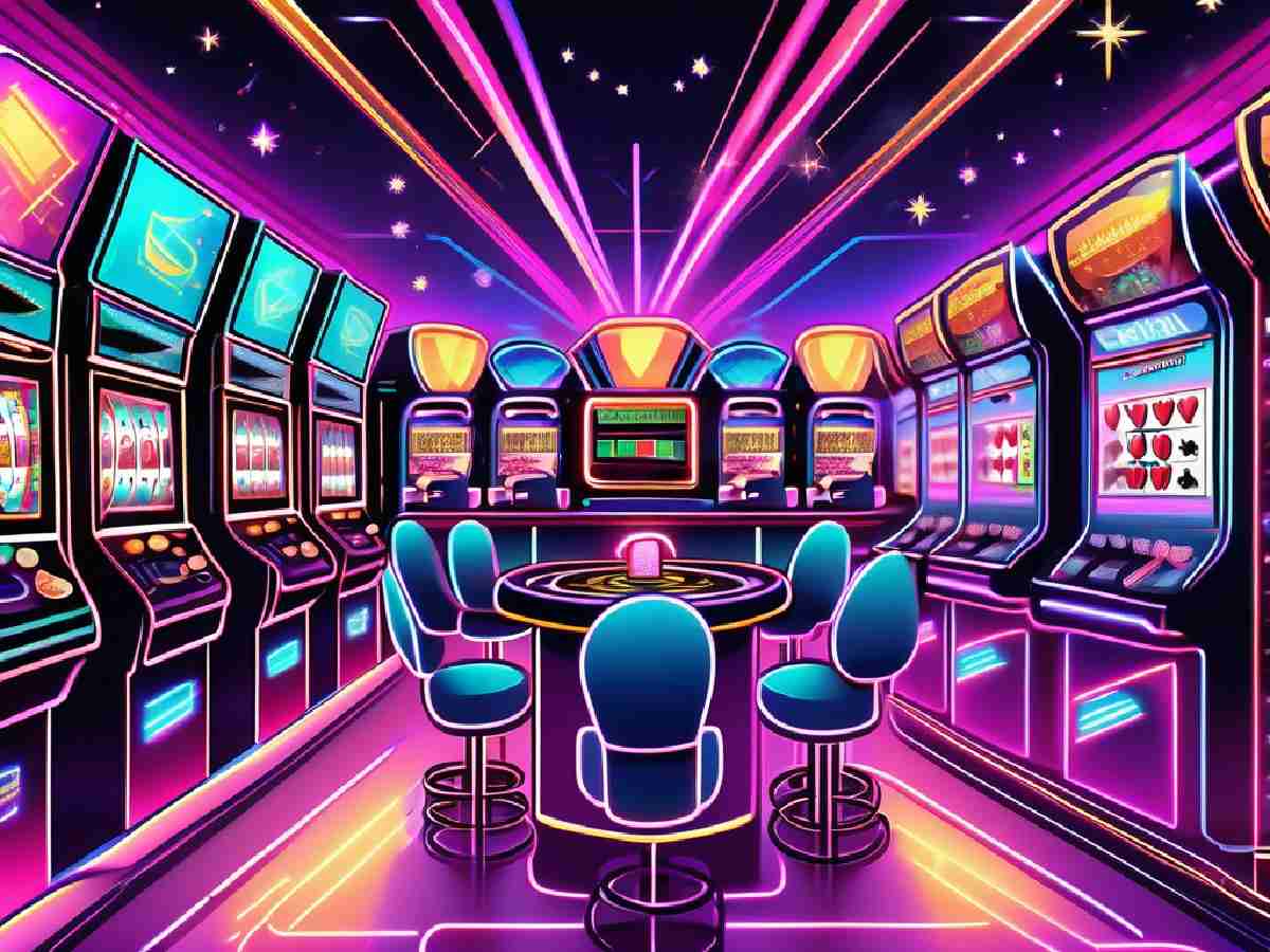 Luxurious gaming area at Avantgarde Casino