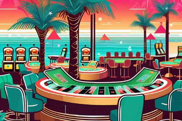 Pacific Spins Casino homepage showcasing games